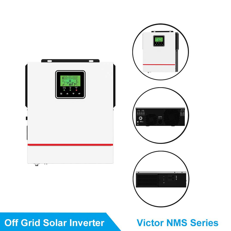 Mfululizo wa Victor NMS 1KW/20-150VDC,1.5KW/30-150VDC Off Grid Kibadilishaji cha Sola PV Ingizo 40A MPPT Kidhibiti cha Chaja ya Sola