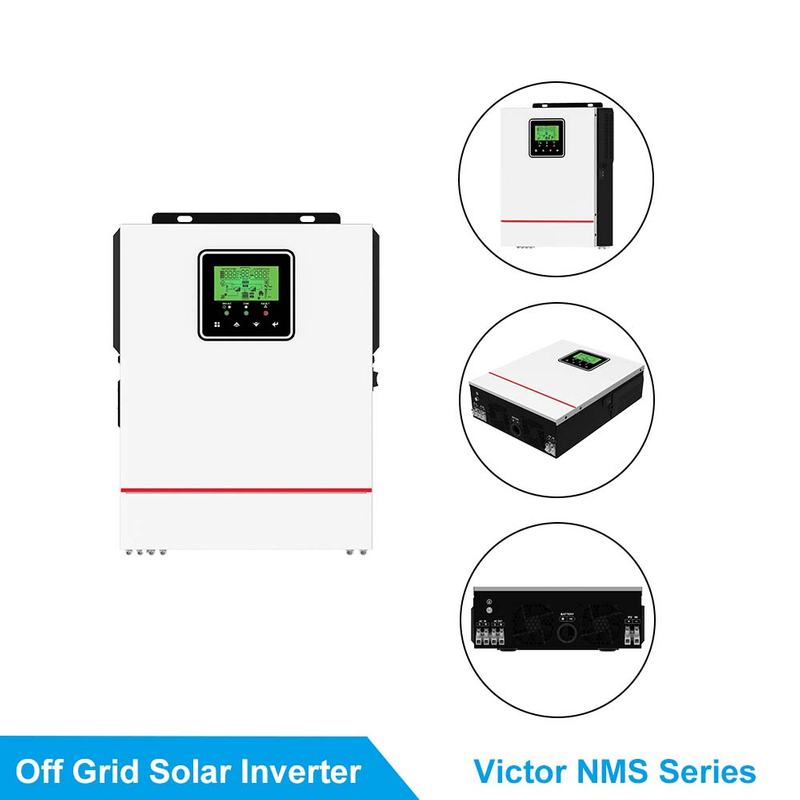 Mfululizo wa Victor NMS Uingizaji wa PV wa Chini 20-150VDC Pure Sine Wave 40A MPPT Chaja Kidhibiti Kimezimwa na Gridi 1KW 12V 1.5KW 24V Kigeuzi cha Nyumbani cha Sola