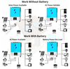 6.2KW 48V Mseto Inayofuata Imewashwa/ Zima Gridi Sola Yote Katika Kibadilishaji Kimoja Mifumo ya Nishati ya Jua Vibadilishaji Safi vya Mawimbi ya Sine 120A MPPT Imejengwa Ndani